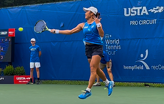 Janice Tjen Forehand