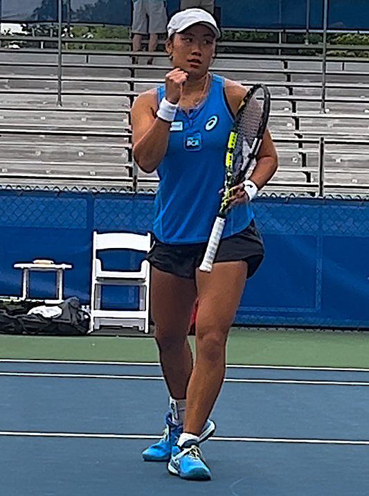 Janice Tjen Fist Pump